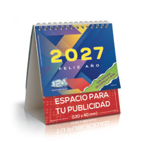 Calendario de mesa con wire-O W-130 CASTILLA Y LEÓN