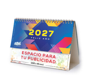 Calendario de mesa con wire-O W-220 NOTAS FIESTAS NACIONALES