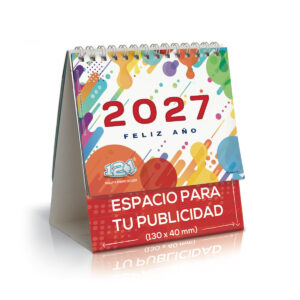 Calendario de mesa con wire-O W-130 FIESTAS NACIONALES