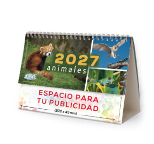 Calendario de mesa con wire-O W-220 ANIMALES