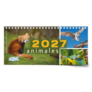 Calendario de mesa con wire-O W-220 ANIMALES